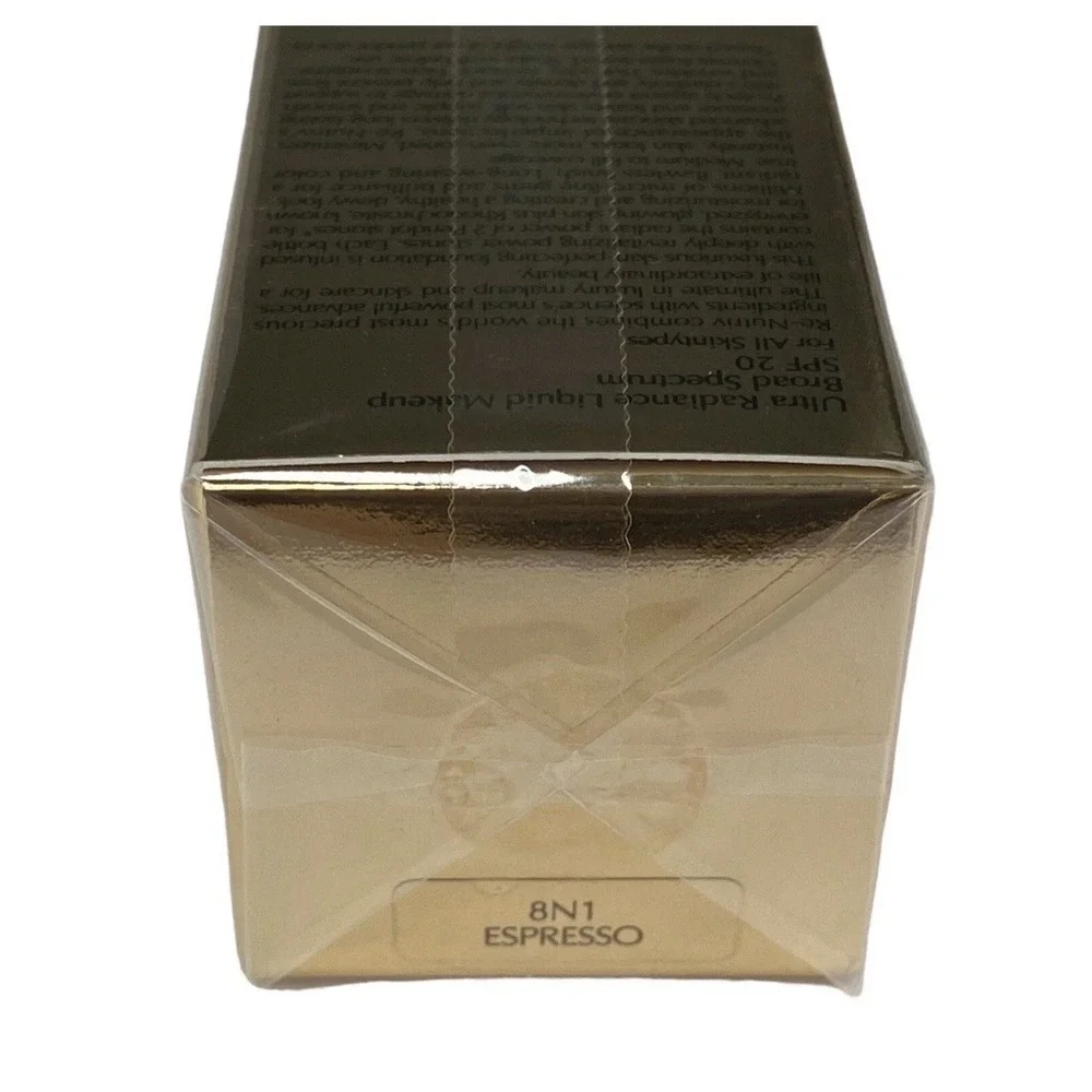 Estee Lauder Re-Nutriv Ultra Radiance Liquid Makeup SPF 20‎ 1 oz  Espresso NIB